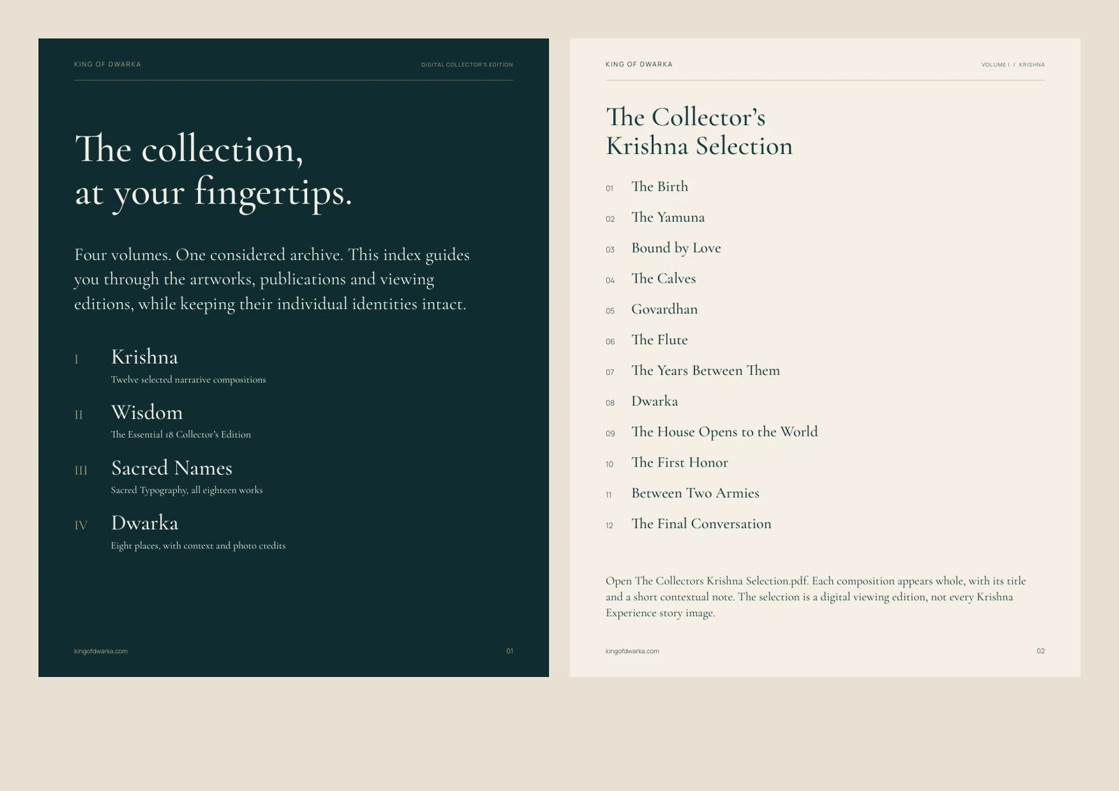 The Master Collection Index, a readable guide to the four volumes and collector materials